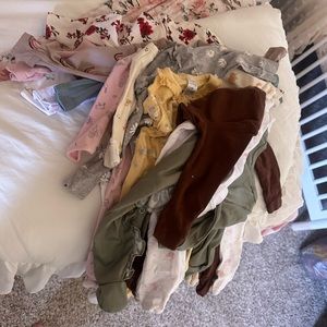 Baby girl 3-6 month sleepers